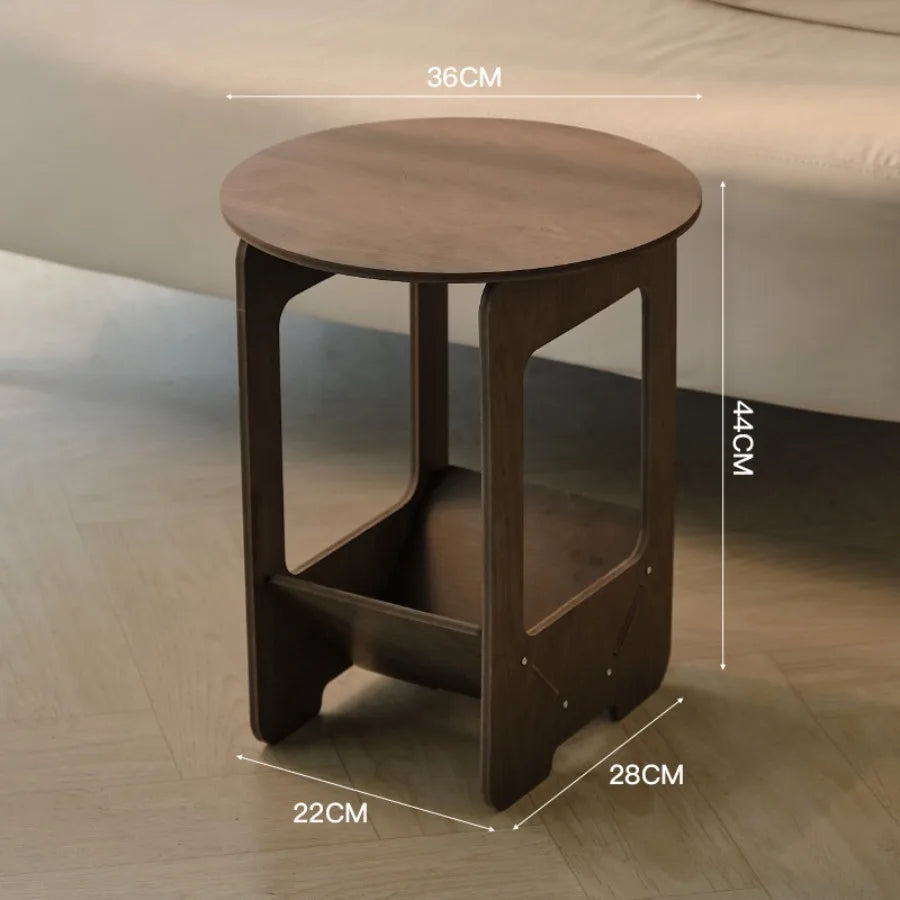 14 Inch Sofa, Side Table Bedroom Bedside Table Multifunctional Splicing Balcony Coffee Round Table Living Room Bookshelf