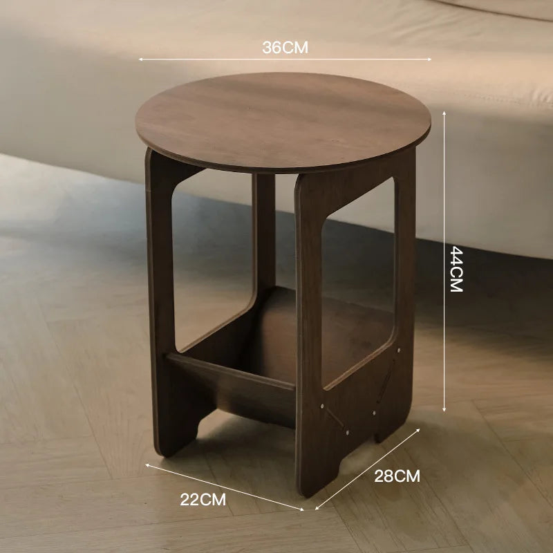 14 Inch Sofa, Side Table Bedroom Bedside Table Multifunctional Splicing Balcony Coffee Round Table Living Room Bookshelf